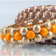 New 3 January - Czech 2-Hole Cabochon beads